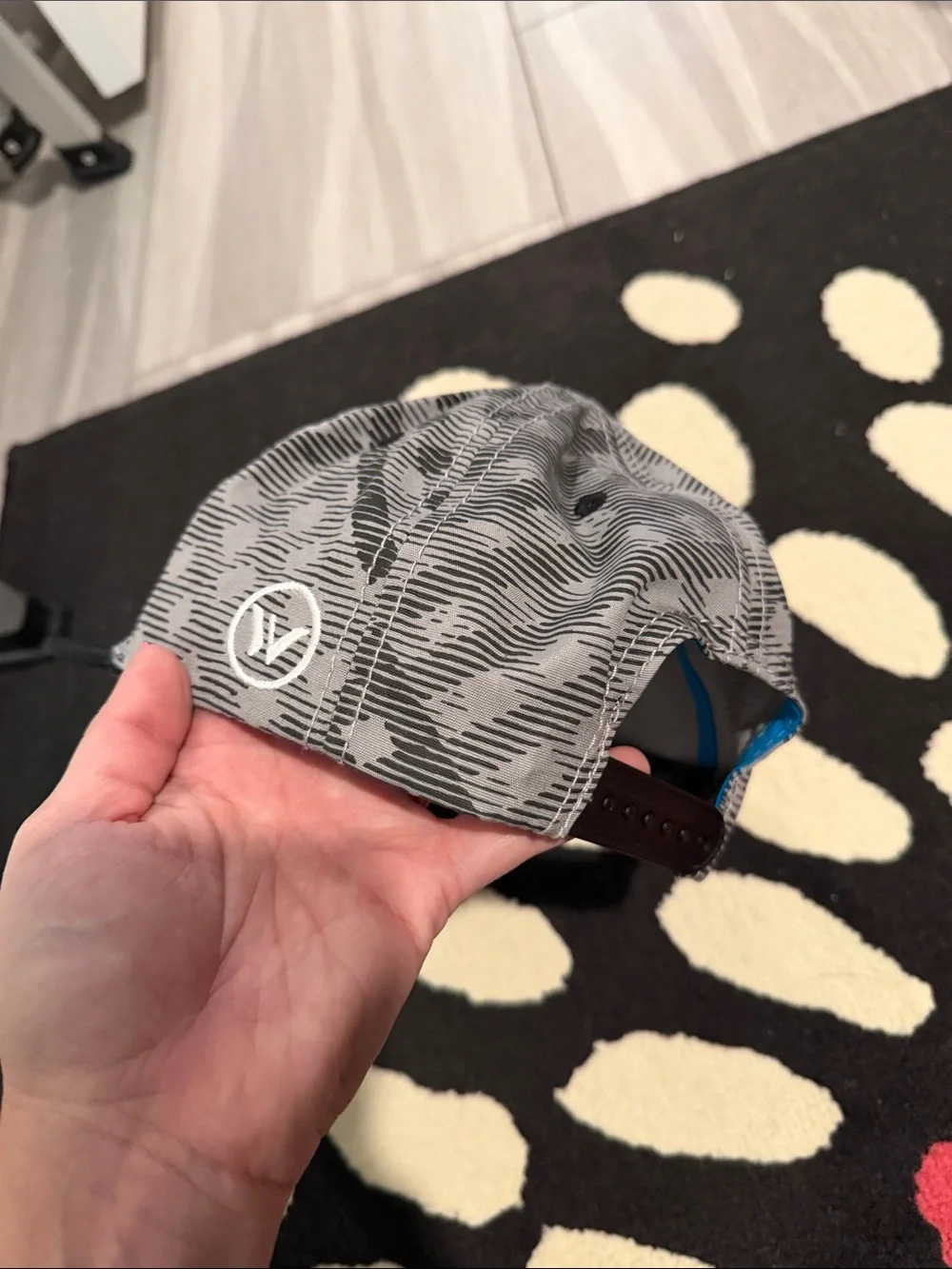 Youth Shaun White Black & Gray Patterned Snapback Cap
